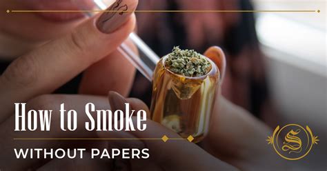 How to Smoke Without Paper: Exploring Unconventional Methods and Their Implications